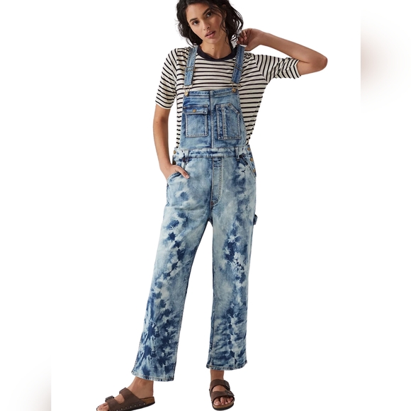 Anthropologie Pilcro Tie Dye Overalls - Picture 3 of 16